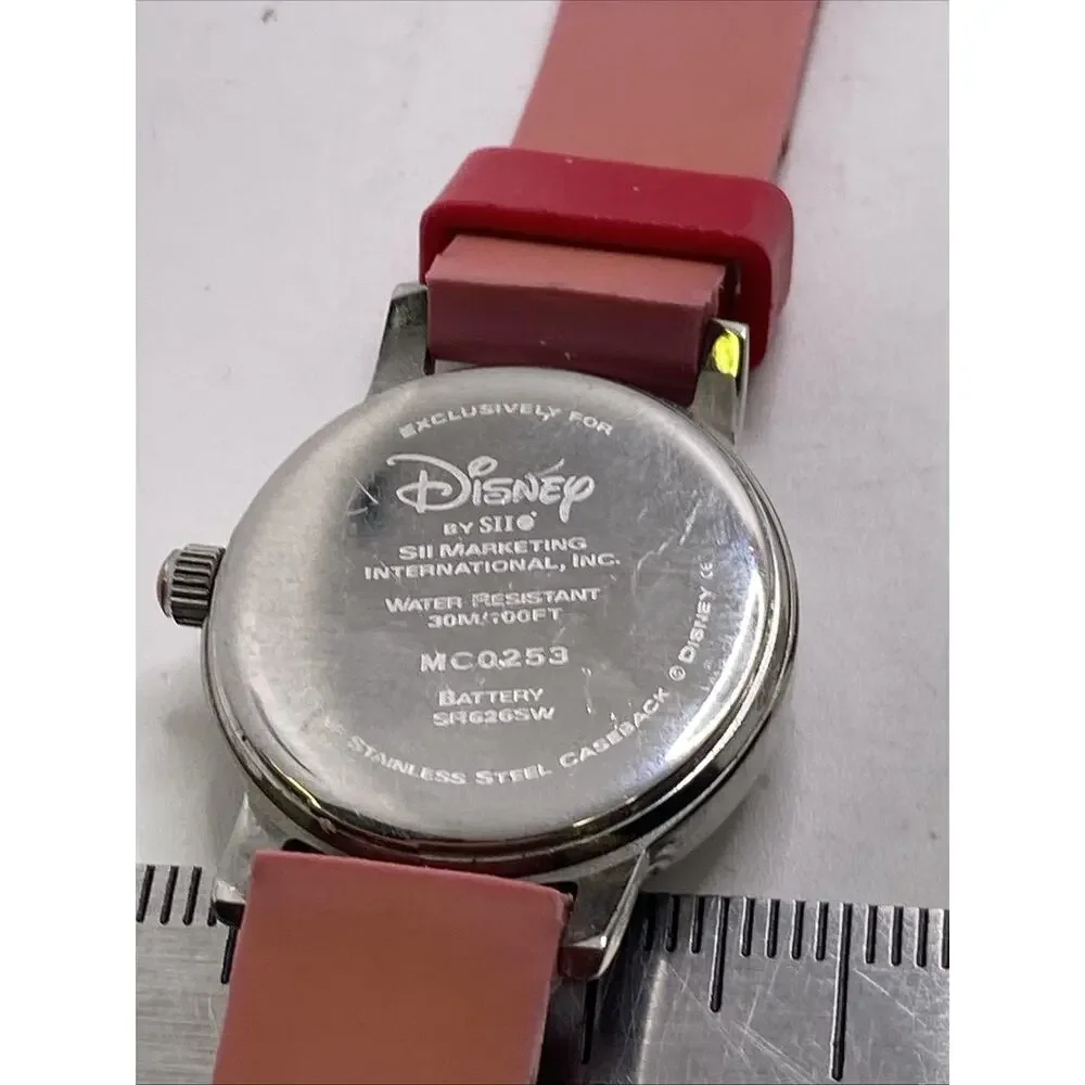Seiko Womens Snow White Disney Watch Works New Batteey